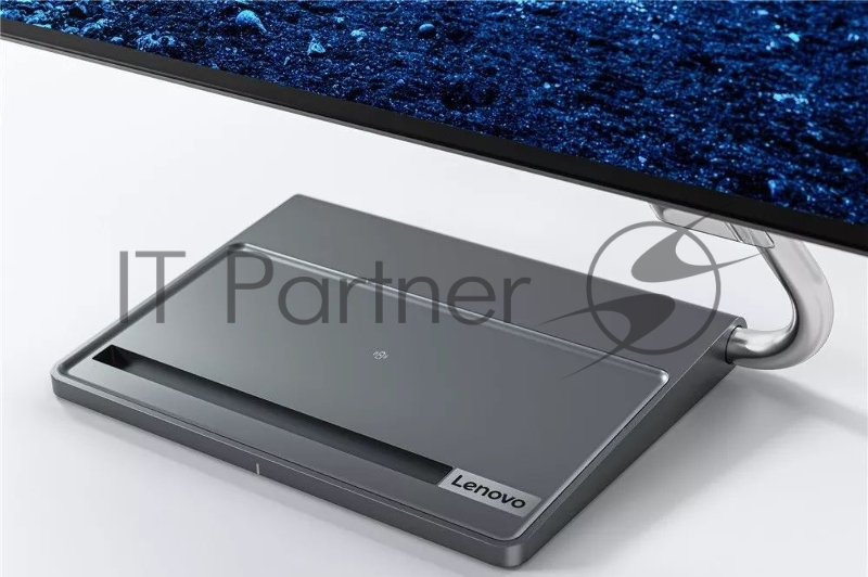 Монитор Lenovo Qreator 27 27 16:9 4K UHD (3840x2160) IPS, 4ms, CR 1300:1, BR 400, 178/178, 60hz, 1xUSB Type-C Gen2, 2xHDMI 2.0, 1xDP 1.4, 1xAudio Out (3.5mm), Wireless Charging Qi (Up to 15W), Tilt, 3-Year