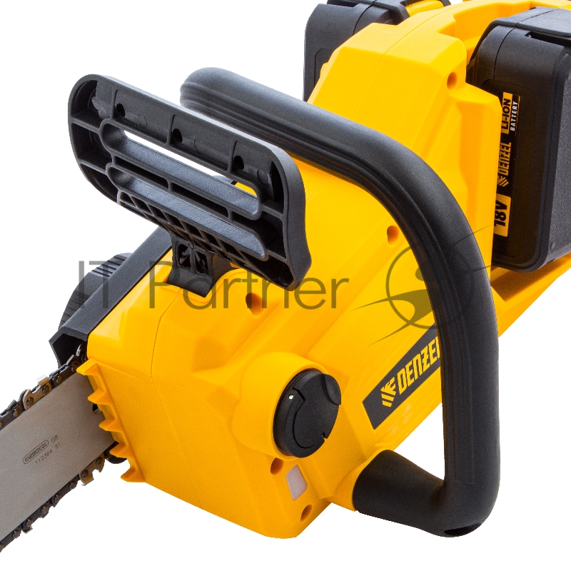 Цепная пила аккумуляторная бесщет. DENZEL RCS400-36, Li-ion, 36 В, 4 Ач, шина 400 мм/ 58610