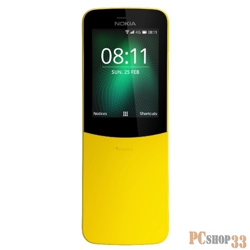 Мобильный телефон NOKIA 8110 DS 4G TA-1048 Yellow 16ARGY01A02