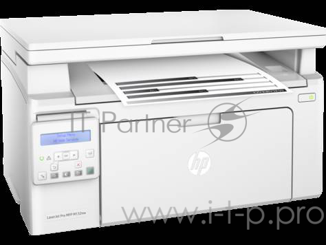 МФУ HP LaserJet Pro MFP M132nw A4, лазерный, принтер + сканер + копир, ЖК, белый (USB2.0, LAN, WiFi)