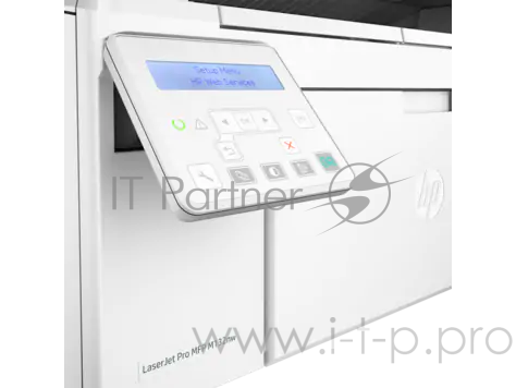 МФУ HP LaserJet Pro MFP M132nw A4, лазерный, принтер + сканер + копир, ЖК, белый (USB2.0, LAN, WiFi)