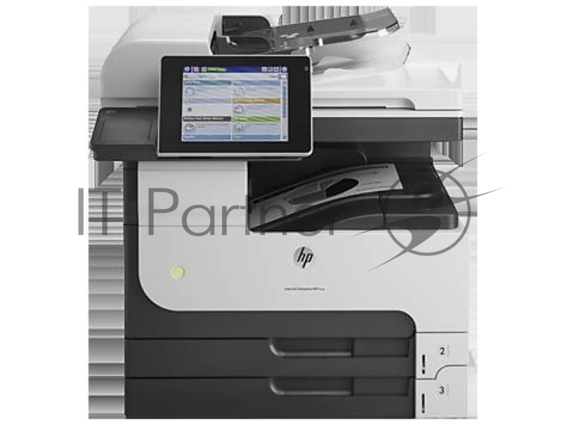 МФУ HP LaserJet Enterprise MFP M725dn A3, лазерный, принтер + сканер + копир, ЖК 8.0, бело-серый (USB2.0, LAN)