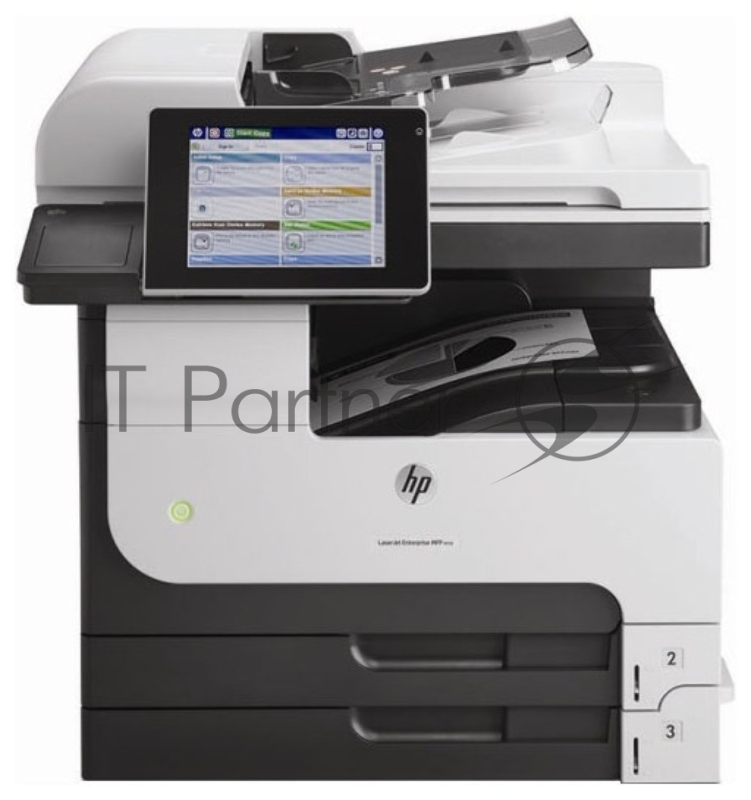 МФУ HP LaserJet Enterprise MFP M725dn A3, лазерный, принтер + сканер + копир, ЖК 8.0, бело-серый (USB2.0, LAN)