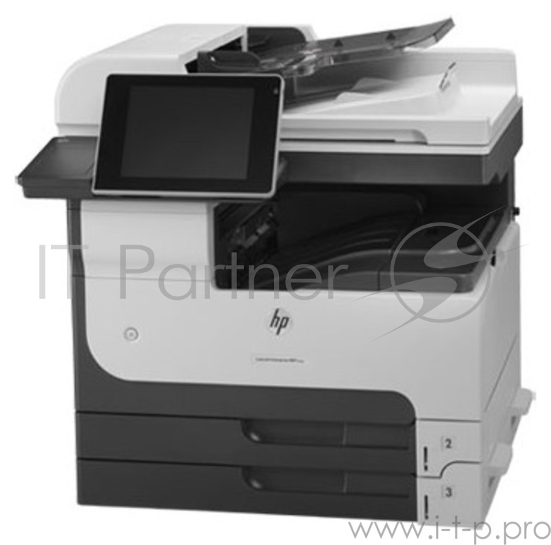 МФУ HP LaserJet Enterprise MFP M725dn A3, лазерный, принтер + сканер + копир, ЖК 8.0, бело-серый (USB2.0, LAN)