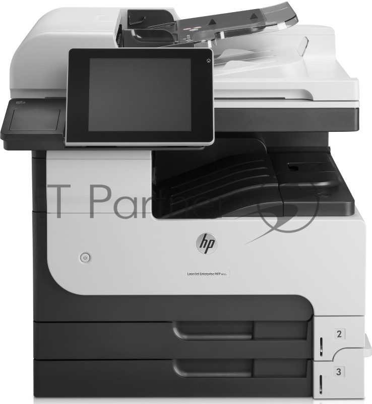 МФУ HP LaserJet Enterprise MFP M725dn A3, лазерный, принтер + сканер + копир, ЖК 8.0, бело-серый (USB2.0, LAN)