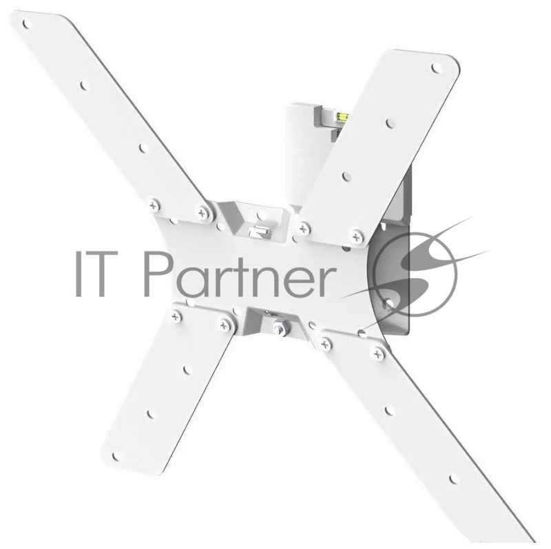 Кронштейн HOLDER LCDS-5519-W белый 32”-55” (81-140 см), Нагрузка 45 кг, Угол наклона – 20°+20°, Угол поворота - 60°, Расстояние от стены 120 мм