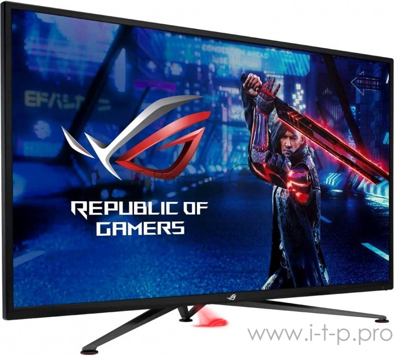 МОНИТОР 43 ASUS Gaming XG438QR Black (LED, Wide, 3840x2160, 120Hz, 4ms, 178°/178°, 450 cd/m, 4000:1, +DP, +3хHDMI, +2xM