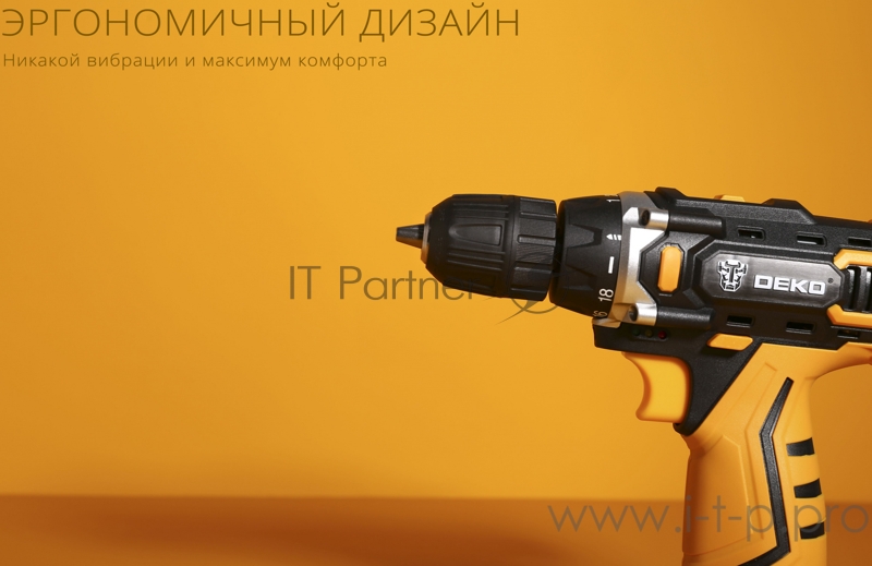 Аккумуляторная дрель DEKO DKCD12FU-Li в кейсе + набор инструментов для дома 104 шт, 12В, 1x2.0 Ач,
