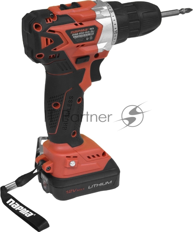 Дрель-шуруповерт акк. Парма ДША-02А-1512/2Li 02.021.00014