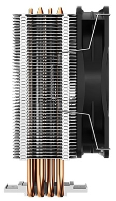 Кулер DEEPCOOL GAMMAXX 400K LGA12XX/1366/115X/AM4/AM3/+/AM (20шт/кор, TDP 130Вт, PWM, Color LED Fan 120mm, 4 тепл. трубки прямого контакта ) RET