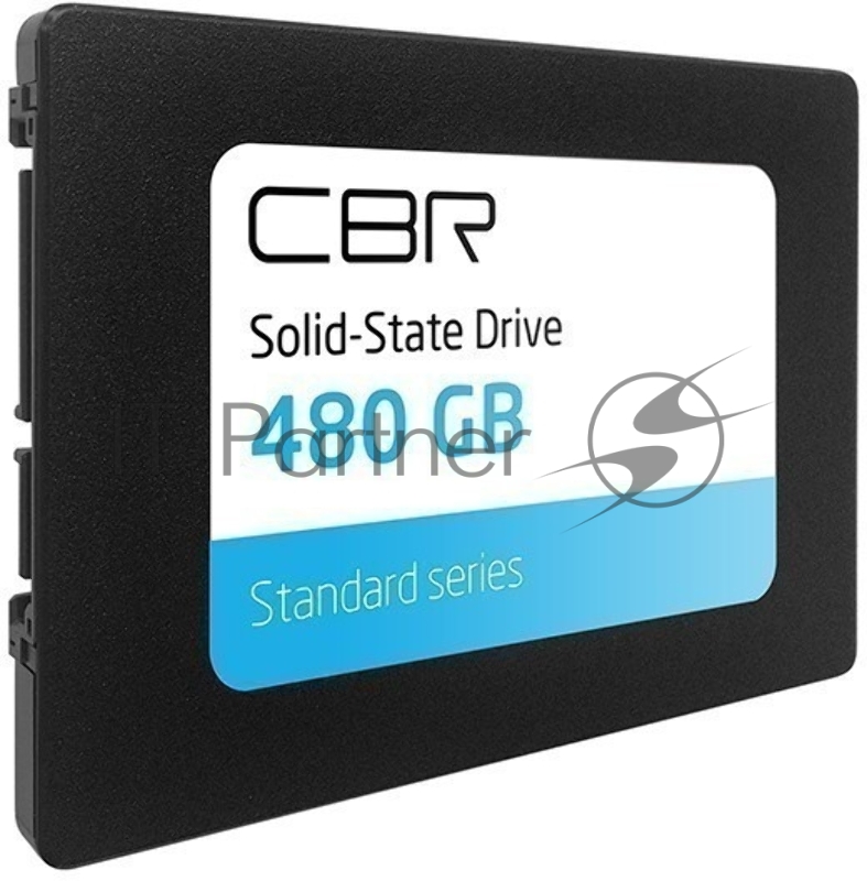 Внутренний SSD-накопитель CBR SSD-480GB-2.5-ST21, серия Standard, 480 GB, 2.5, SATA III 6 Gbit/s, Phison PS3111-S11, 3D TLC NAND, R/W speed up to 550/500 MB/s, TBW 400 TB