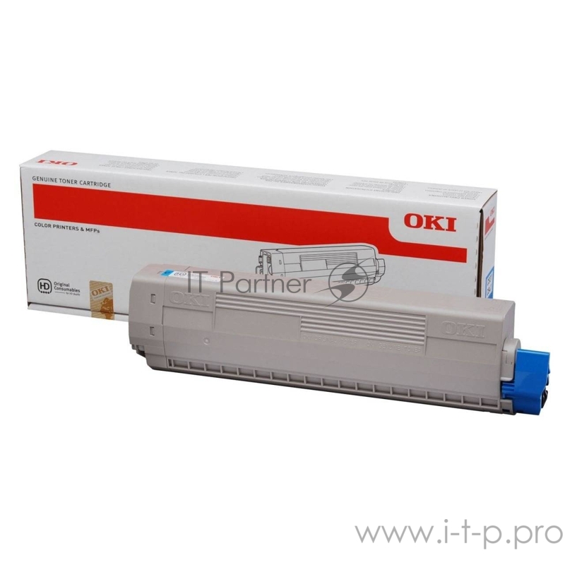 Тонер-картридж Oki C824/834/844 5К (cyan)