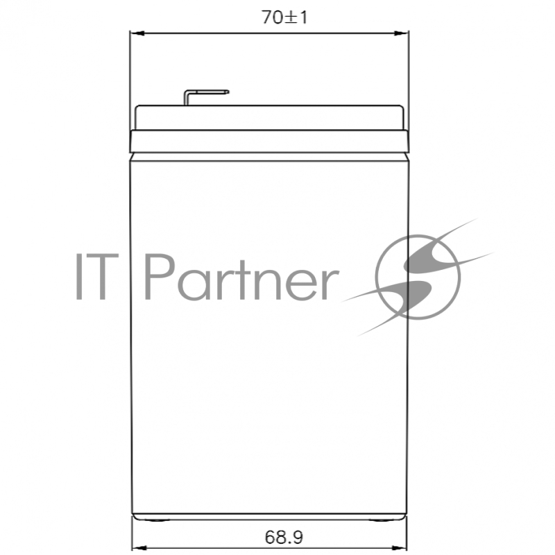 Батарея CSB HRL-1225W (12V, 6Ah) {F2}