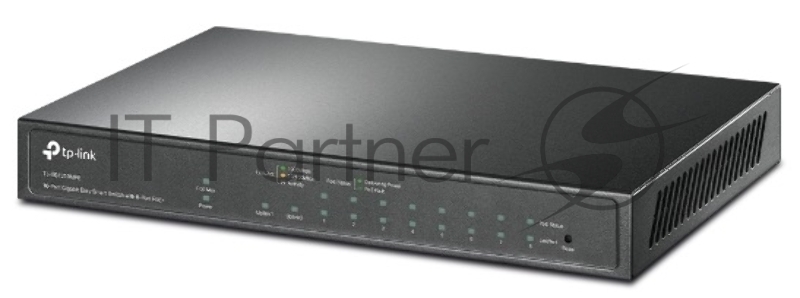 Коммутатор TP-Link TL-SG1210MPE Easy Smart 10-портовый гигабитный с 8 портами PoE+