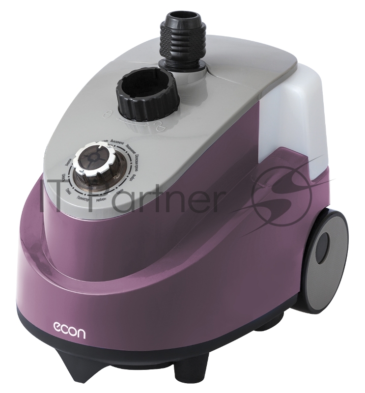 Отпариватель Econ ECO-BI2004S бытовой Максимальная мощность 2000 Вт Готовность к работе (сек) 40 сек Непрерывная подача пара до 60 минут Расход пара (г/мин) до 60 г/мин Резервуар воды емкостью (л) 1.7 л Длина шну