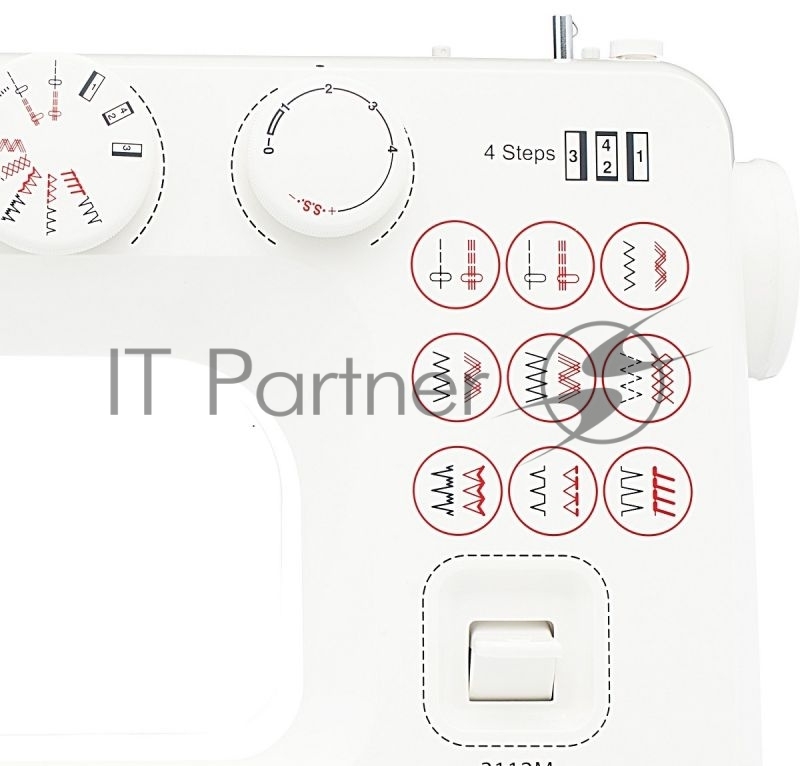 Швейная машина Janome 3112M 15 операций, петля полуавтомат ,верт.челнок