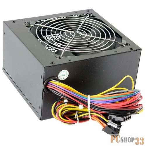 Блок питания Б/питания SP QoRi 500W (500CG12 ) Black ATX, 12cm fan, 20+4pin +4Pin, 2*SATA, 1*FDD, 2*IDE RET