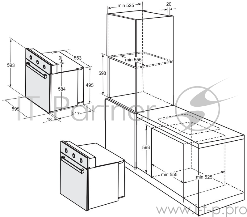 Духовой шкаф DARINA 1U BDE 111 701 At