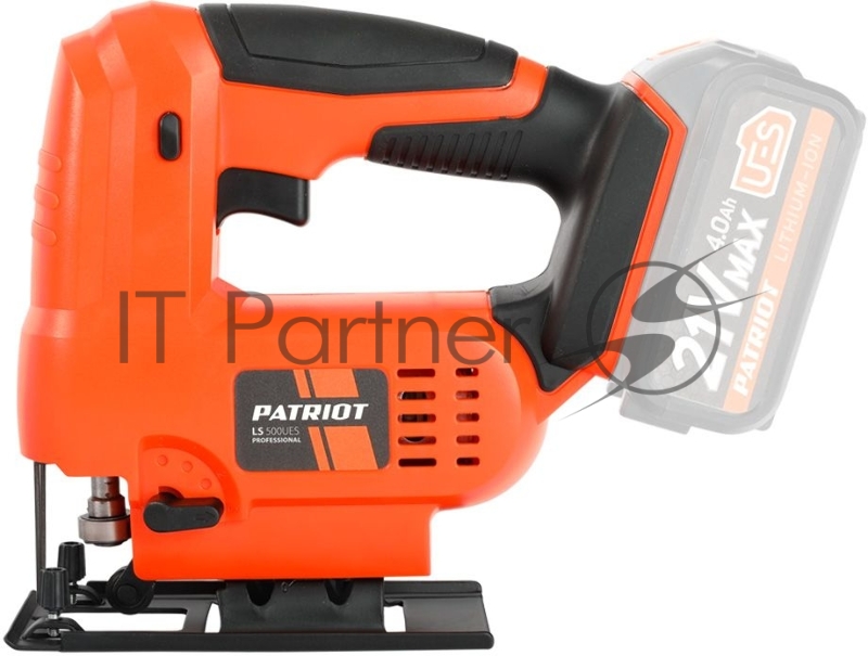 Лобзик Аккумуляторный PATRIOT LS 500UES. 0-2400об/мин. Дерево/железо: 51мм/2мм, Маятниковый ход: 4позиции.