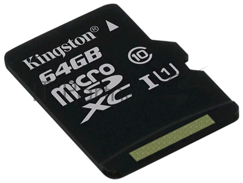Карта памяти Micro SecureDigital 64Gb Kingston SDCS/64GBSP {MicroSDHC Class 10 UHS-I}
