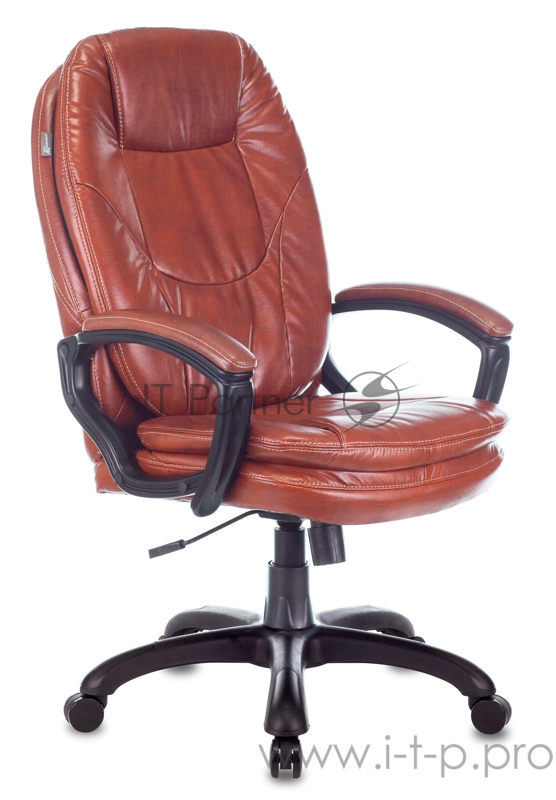 Кресло руководителя Бюрократ CH-868N коричневый Boroko-37 искусственная кожа крестовина пластик
