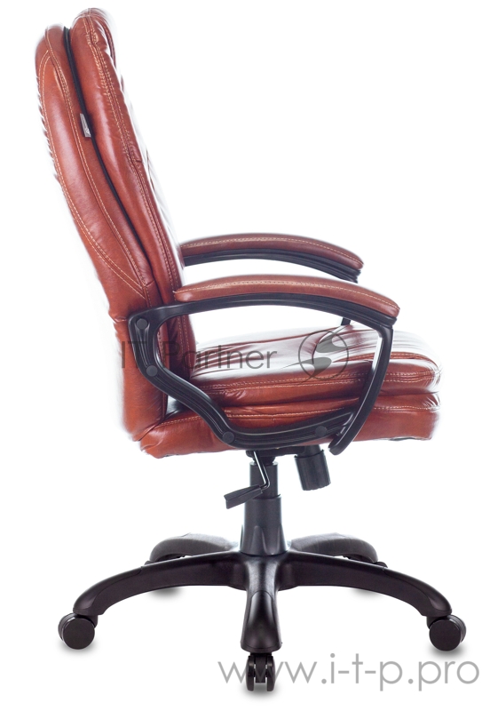 Кресло руководителя Бюрократ CH-868N коричневый Boroko-37 искусственная кожа крестовина пластик