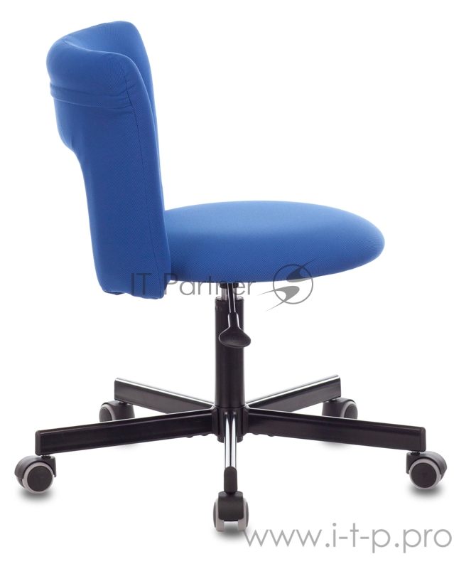 Кресло Бюрократ KF-1M синий 26-21 крестовина металл черный