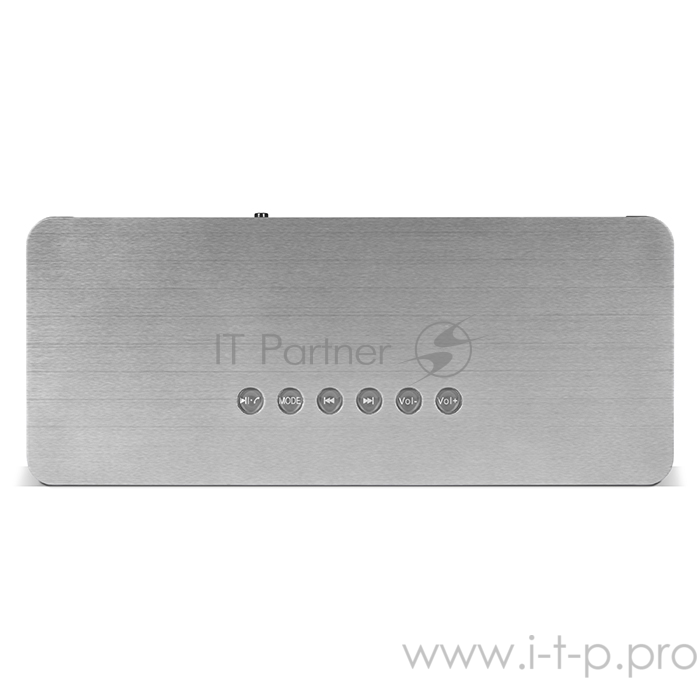 Колонки SVEN PS-190, черный-серебро (10 Вт, Bluetooth, FM, USB, microSD, LED-дисплей, часы, 2000мА*ч)