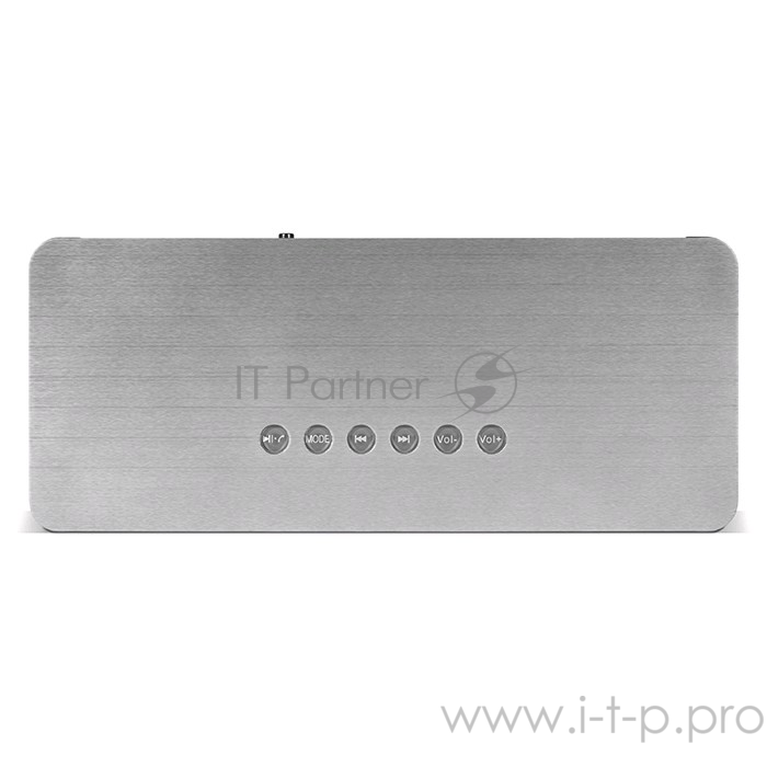 Колонки SVEN PS-190, черный-серебро (10 Вт, Bluetooth, FM, USB, microSD, LED-дисплей, часы, 2000мА*ч)