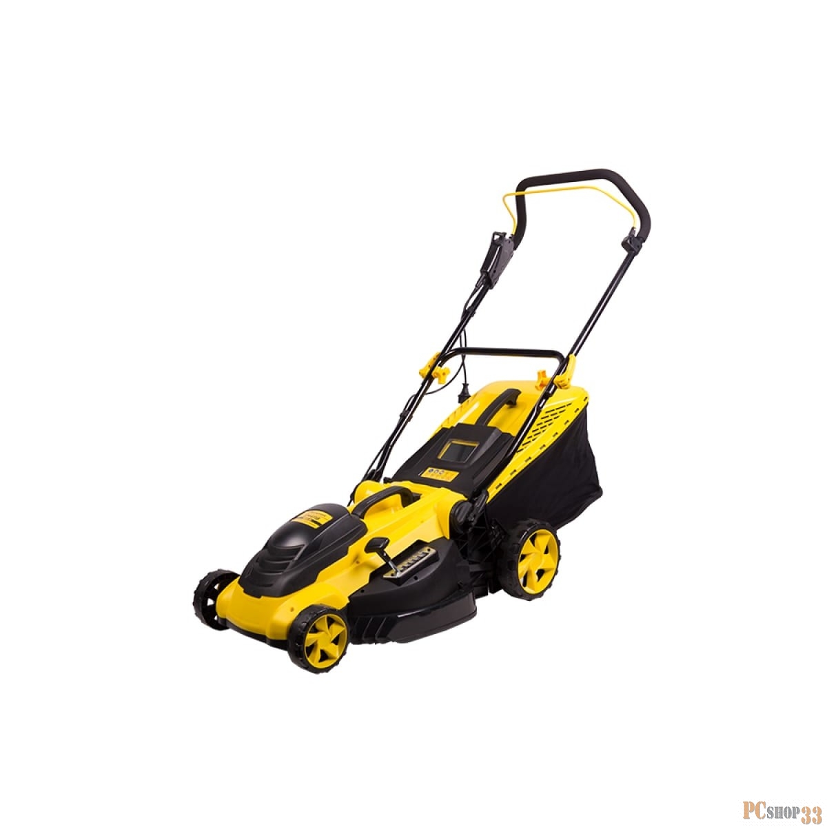 Газонокосилка CHAMPION EM4118 эл. Мощность 1800 Вт, Ширина среза 420 мм, Высота среза 25-75 мм, Объем травосборника 50 л, Вес 13 кг, Легкая, Удобная, Мощная, Производительная, Наличие разборной металлической рукоятки, Ручка регулировки высоты среза н