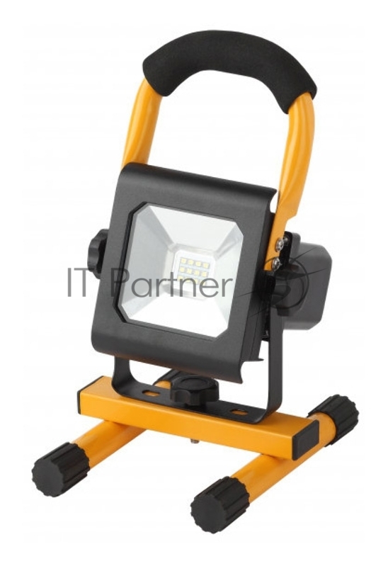 Прожектор светодиодный уличный ЭРА Б0032165 10Вт 900Лм 6500K аккум 2,5ч LPR-10-6500K-А-M SMD PRO