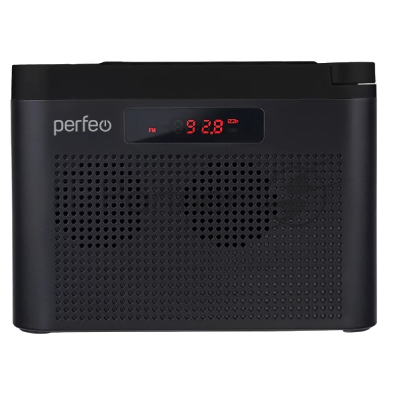 Радиоприемник Perfeo цифровой ТАЙГА FM+ 66-108МГц/ MP3/ встроенный аккум,USB/ черный (I70BK) (PF_C4939)