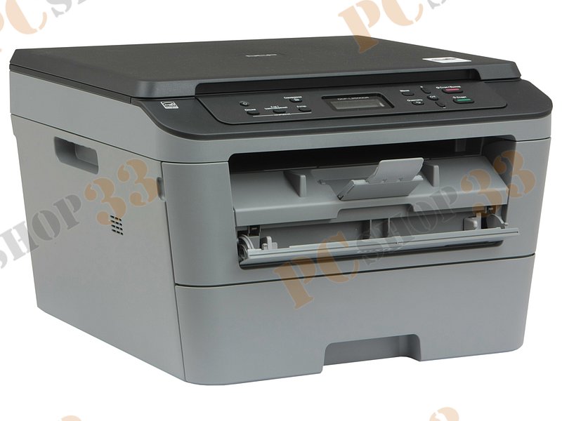 МФУ Brother DCP-L2500DR A4, лазерный, принтер + сканер + копир, ЖК, серо-черный (USB2.0)