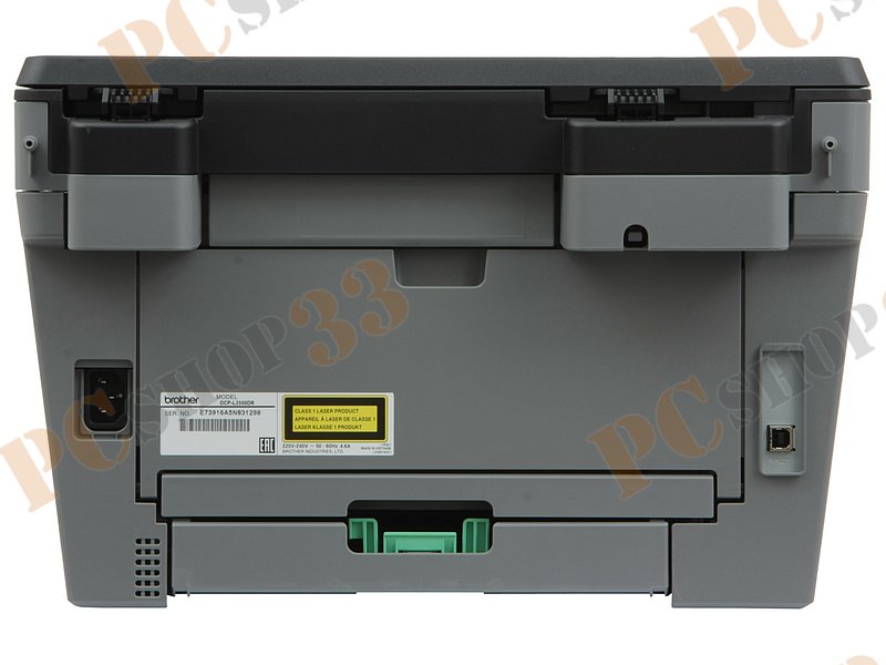 МФУ Brother DCP-L2500DR A4, лазерный, принтер + сканер + копир, ЖК, серо-черный (USB2.0)