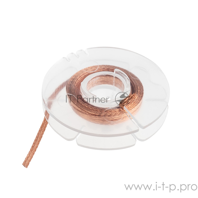 Оплетка для удаления припоя REXANT, медная, 1.5 мм x 1.5 м