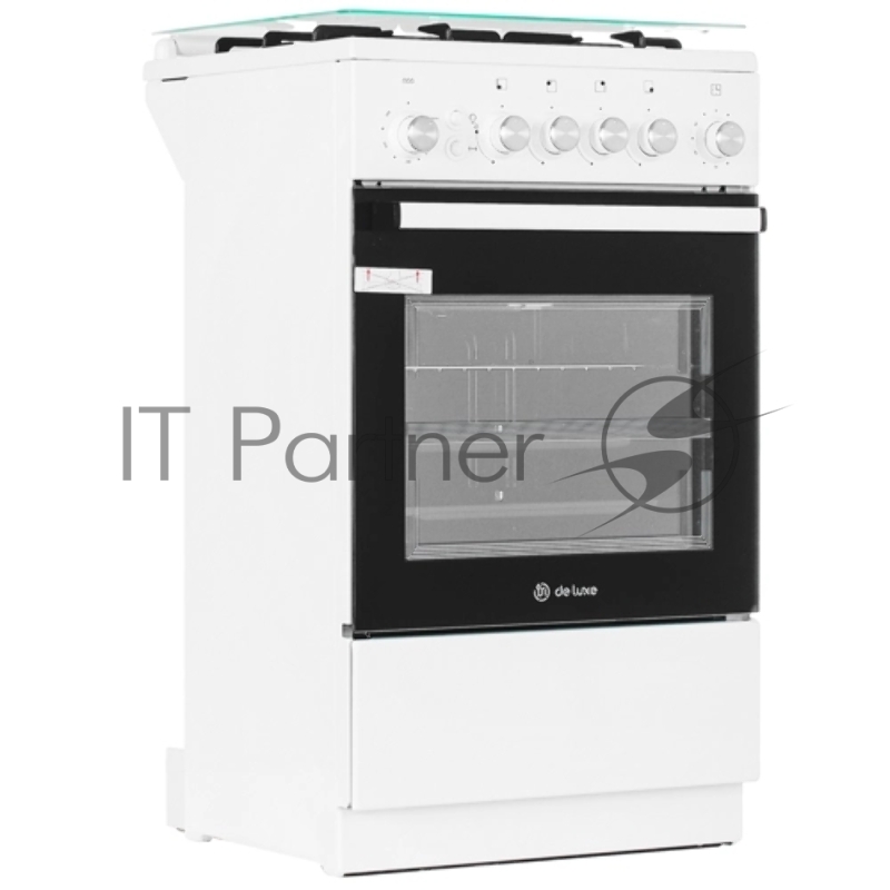 Плита Газовая De Luxe 5040.40г (кр) ЧР белый