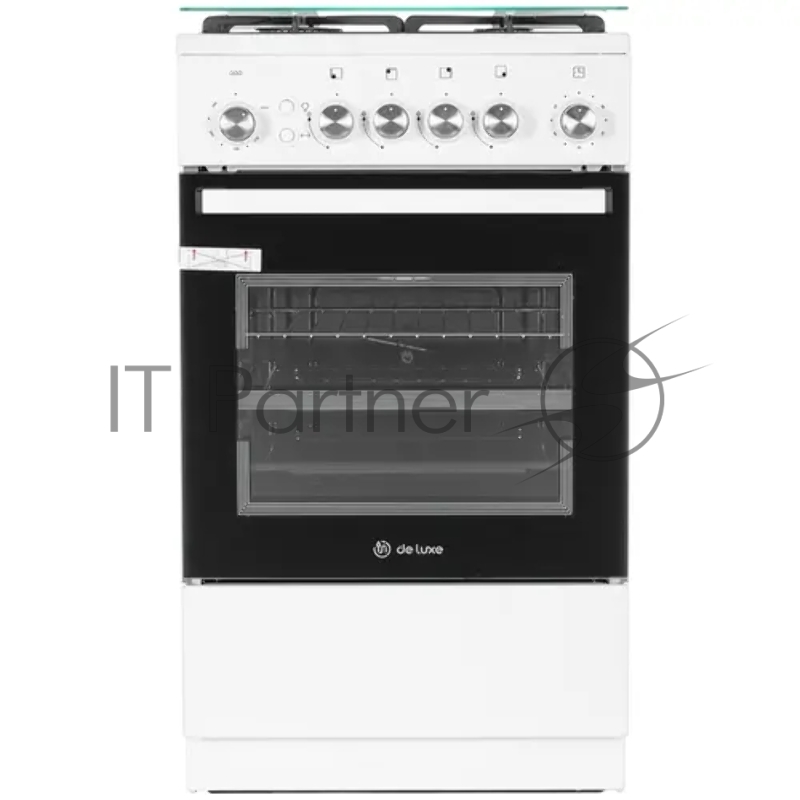 Плита Газовая De Luxe 5040.40г (кр) ЧР белый