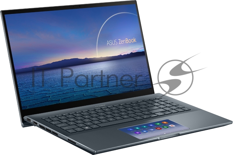 Ноутбук ASUS UX535LI Intel i7-10870H/16Gb/512Gb SSD/No ODD/15,6 4K UHD Touch OLED Glossy/NVIDIA® GeForce® GTX 1650 Ti 4Gb GDDR6/Wi-Fi/Win10 Pine Grey