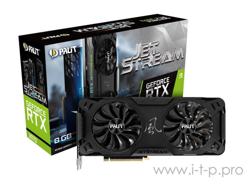 Видеокарта PCIE16 RTX3070 8GB LHR PA-RTX3070 JETSTREAM 8G PALIT