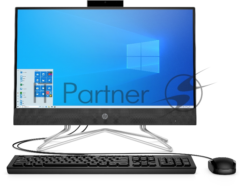 Моноблок HP 22-df1029ur NT 21.5 FHD(1920x1080) Core i3-1125G4, 4GB DDR4 3200 (1x4GB), HDD 1Tb, Intel Internal Graphics, noDVD, kbd&mouse wired, HD Webcam, Jet Black, Win10, 1Y Wty