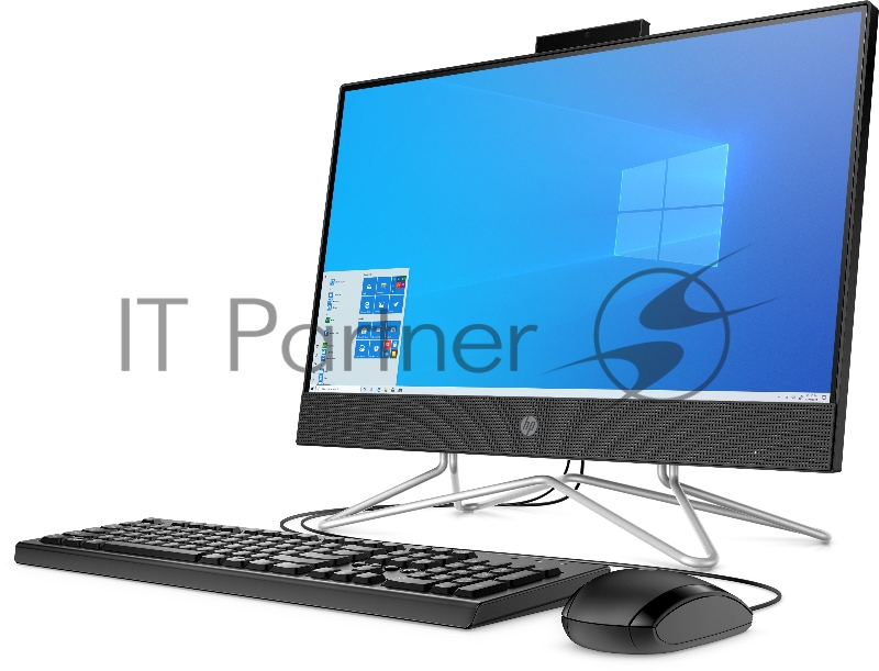 Моноблок HP 22-df1029ur NT 21.5 FHD(1920x1080) Core i3-1125G4, 4GB DDR4 3200 (1x4GB), HDD 1Tb, Intel Internal Graphics, noDVD, kbd&mouse wired, HD Webcam, Jet Black, Win10, 1Y Wty