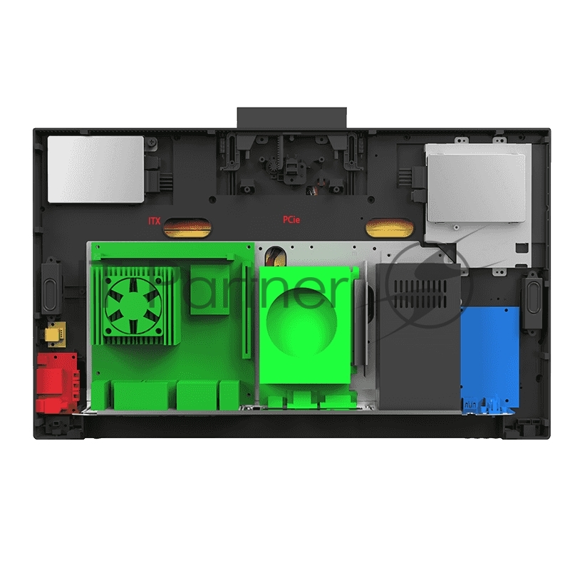 Моноблок ITP Business (PowerCool P2386BK 23,8 ADS ,AMD E-1, DDR3 4GB, SSD 256, 300W, Web 5.0Mp, Dual Mic,Wi-Fi, IS,No ODD, without keyboard and mouse, no OS )