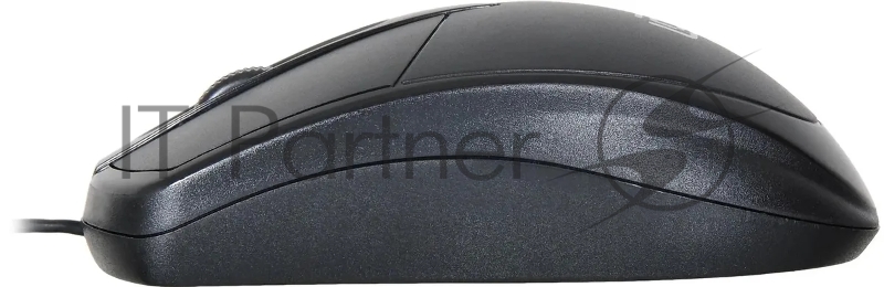 Мышь Oklick 125M черный оптическая (1200dpi) USB (2but)