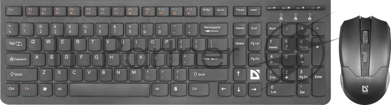 Беспроводная клавиатура/мышь COLUMBIA C-775 RU BLACK 45775 DEFENDER