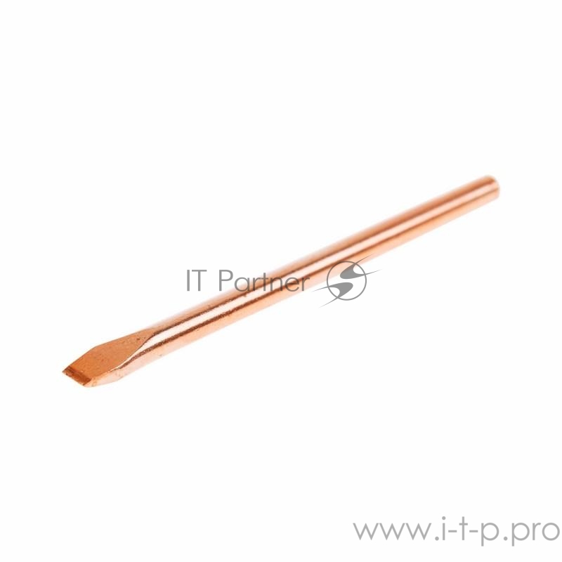 Жало медное d3.8 для паяльников 25Вт (тип: клин) Rexant 12-9941