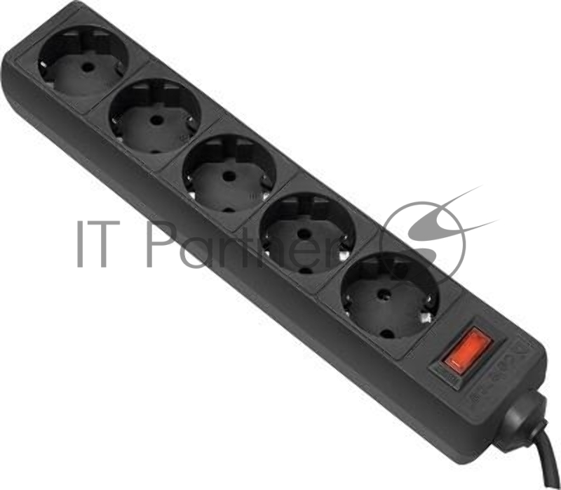 Сетевой фильтр Defender Фильтр ES, 3.0м, 5 розеток, черный 99485