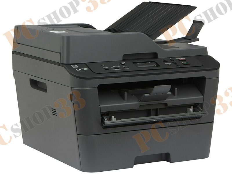 МФУ Brother DCP-L2540DNR A4, лазерный, принтер + сканер + копир, ЖК, серо-черный (USB2.0, LAN)