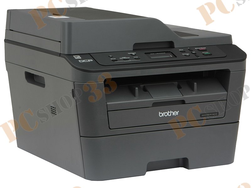 МФУ Brother DCP-L2540DNR A4, лазерный, принтер + сканер + копир, ЖК, серо-черный (USB2.0, LAN)