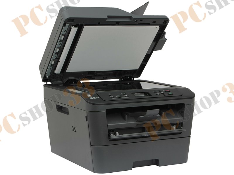 МФУ Brother DCP-L2540DNR A4, лазерный, принтер + сканер + копир, ЖК, серо-черный (USB2.0, LAN)