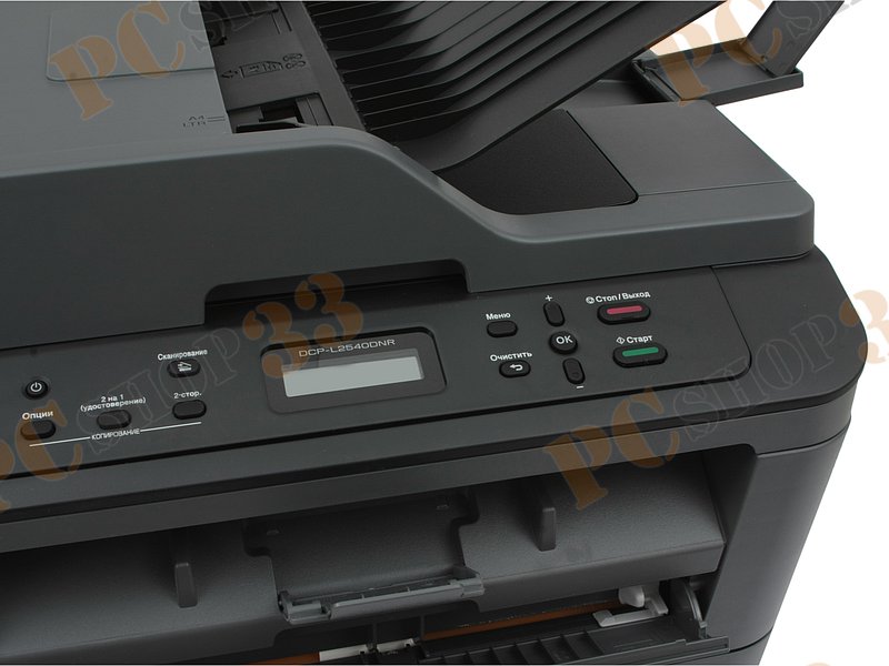 МФУ Brother DCP-L2540DNR A4, лазерный, принтер + сканер + копир, ЖК, серо-черный (USB2.0, LAN)